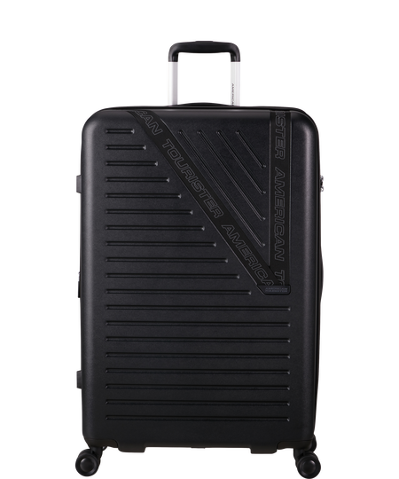 Dynabelt 77cm Suuri matkalaukku | American Tourister Dynabelt Spinner EXP TSA 77cm  Volcano Black