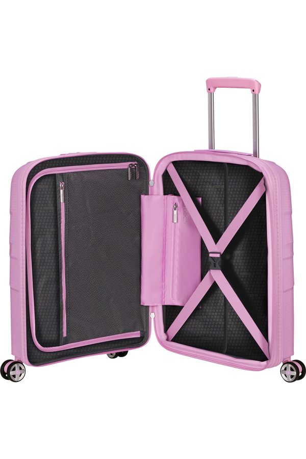 American Tourister StarVibe Spinner Expandable TSA 55cm  Metallic Pastel Lavender American Tourister StarVibe Spinner Expandable TSA 55cm  Metallic Pastel Lavender