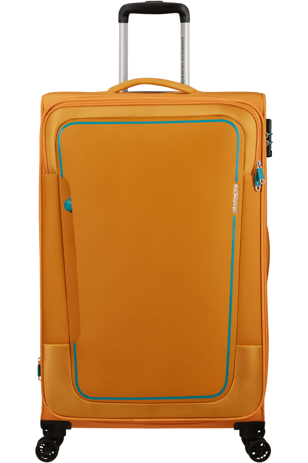 American Tourister Pulsonic Spinner Expandable 81cm  Sunset Yellow