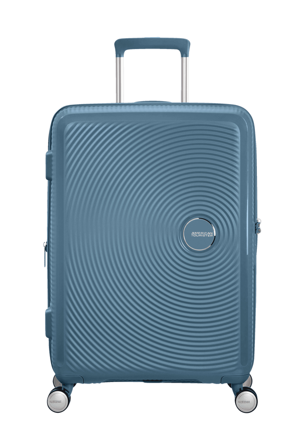 American Tourister Soundbox Spinner Expandable 67cm  Stone Blue