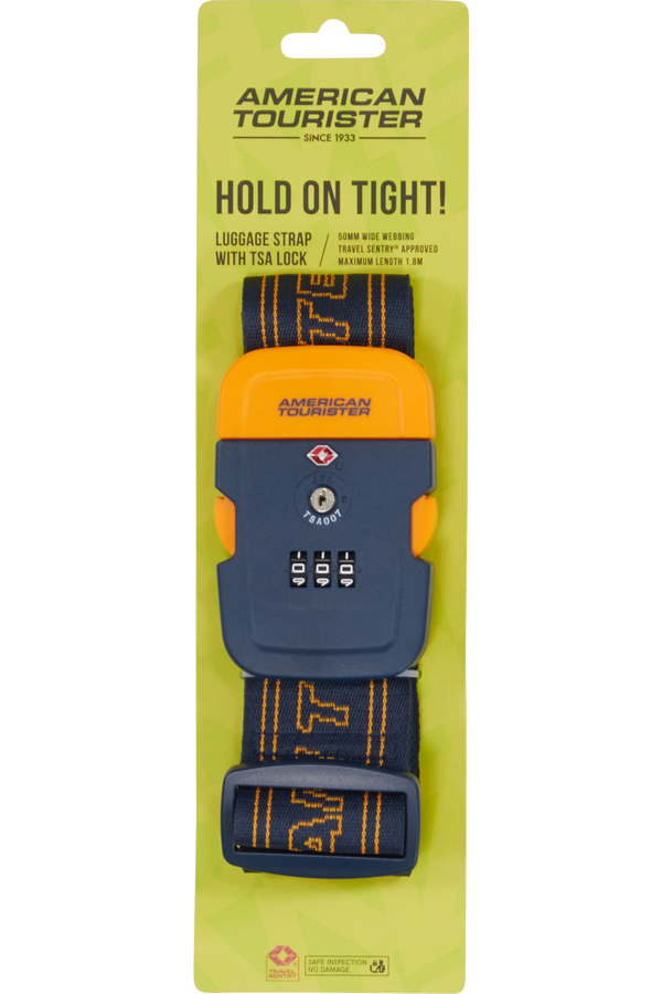 American Tourister American Tourist. Ta Luggage Belt TSA  Navy/Orange