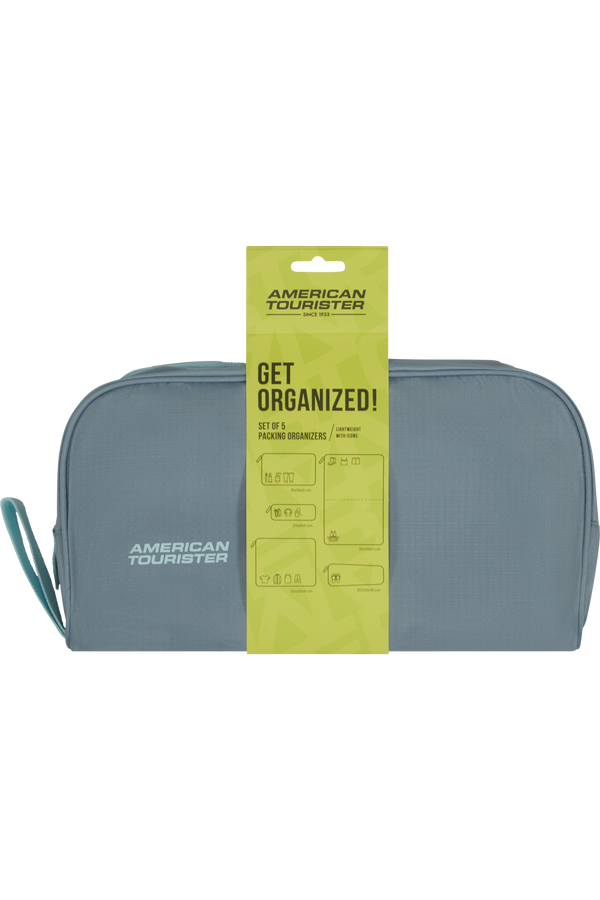 American Tourister American Tourist. Ta Packing Organizers 5Pcs  Stone Blue/Blue
