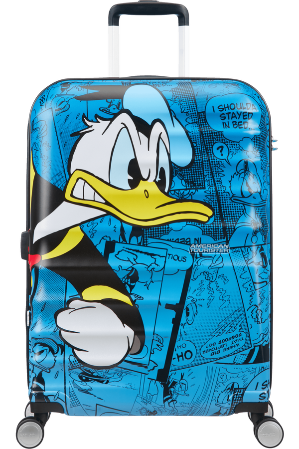 American Tourister Wavebreaker Disney 4-wheel 67cm medium Spinner suitcase Donald Duck