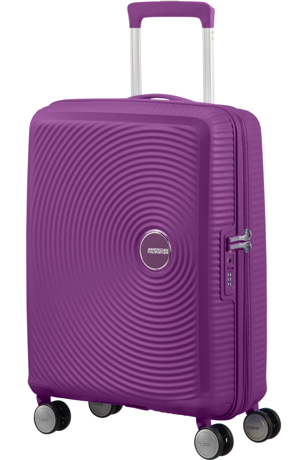 American Tourister Soundbox Spinner Expandable 55cm  Purple Orchid