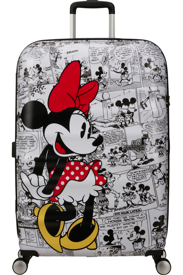American Tourister Disney Wavebreaker Spinner TSA Disney Fl 77cm  Minnie Comics White American Tourister Disney Wavebreaker Spinner TSA Disney Fl 77cm  Minnie Comics White