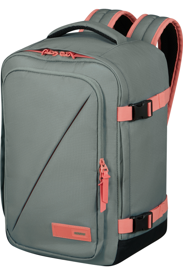 American Tourister Take2cabin Casual Backpack S  Sage/Coral