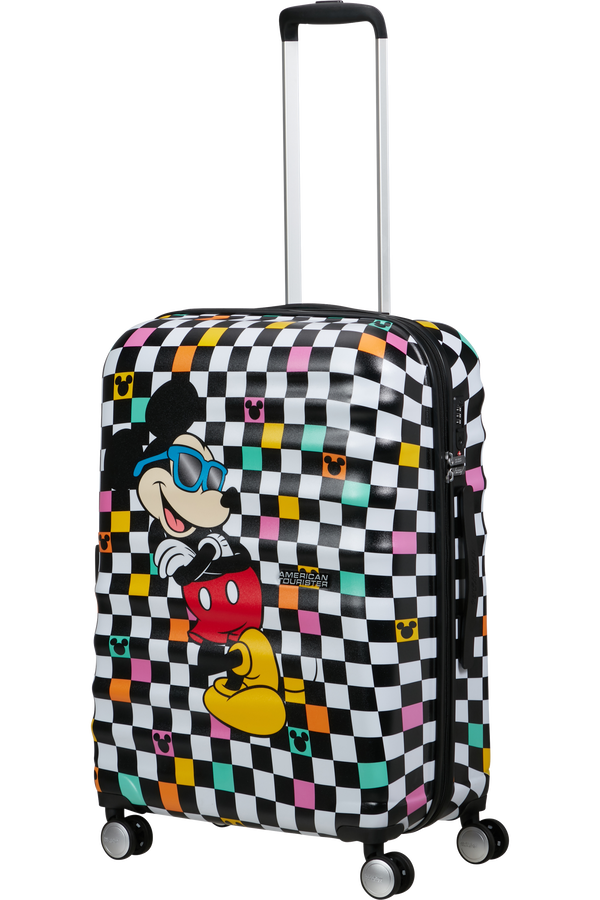 American Tourister Disney Wavebreaker Spinner TSA Disney Fl 67cm  Mickey Check