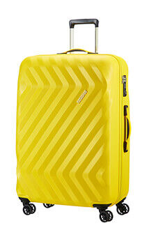 American Tourister Ziggzagg 4-wheel 77cm large Spinner suitcase Solar Yellow