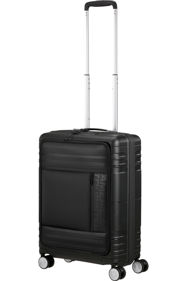 American Tourister Hello Cabin Spinner TSA Coated 55cm  Onyx Black American Tourister Hello Cabin Spinner TSA Coated 55cm  Onyx Black