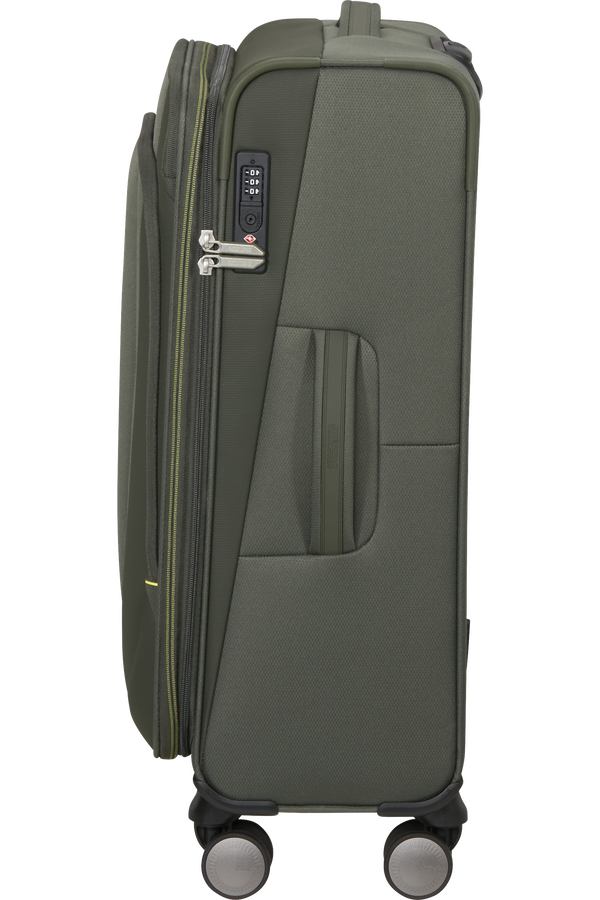 American Tourister Wanderlite Spinner EXP TSA M  Dark Khaki
