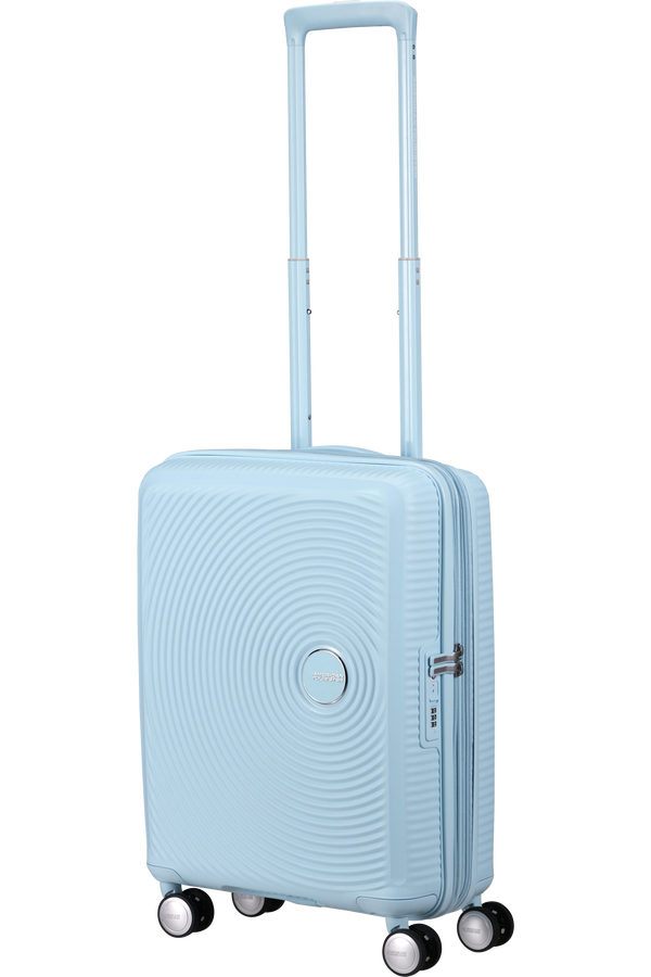 American Tourister SoundBox Spinner TSA Expandable 55cm  Pastel Blue American Tourister SoundBox Spinner TSA Expandable 55cm  Pastel Blue