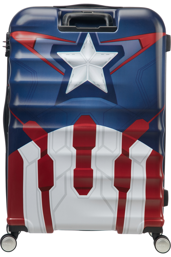 American Tourister Wavebreaker Disney Spinner 77cm  Captain America Close-Up