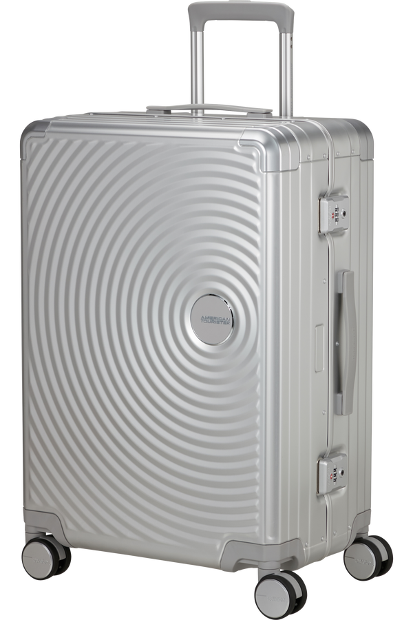 American Tourister Soundbox Alu Spinner TSA 68cm  Silver