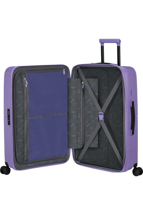 American Tourister DashPop Spinner Expandable TSA 67cm Violet Purple
