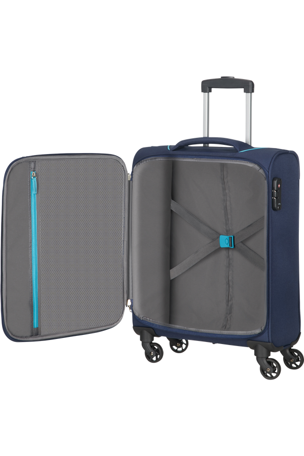 American Tourister Summer Session Spinner TSA 55cm  Dark Blue/Light Blue American Tourister Summer Session Spinner TSA 55cm  Dark Blue/Light Blue
