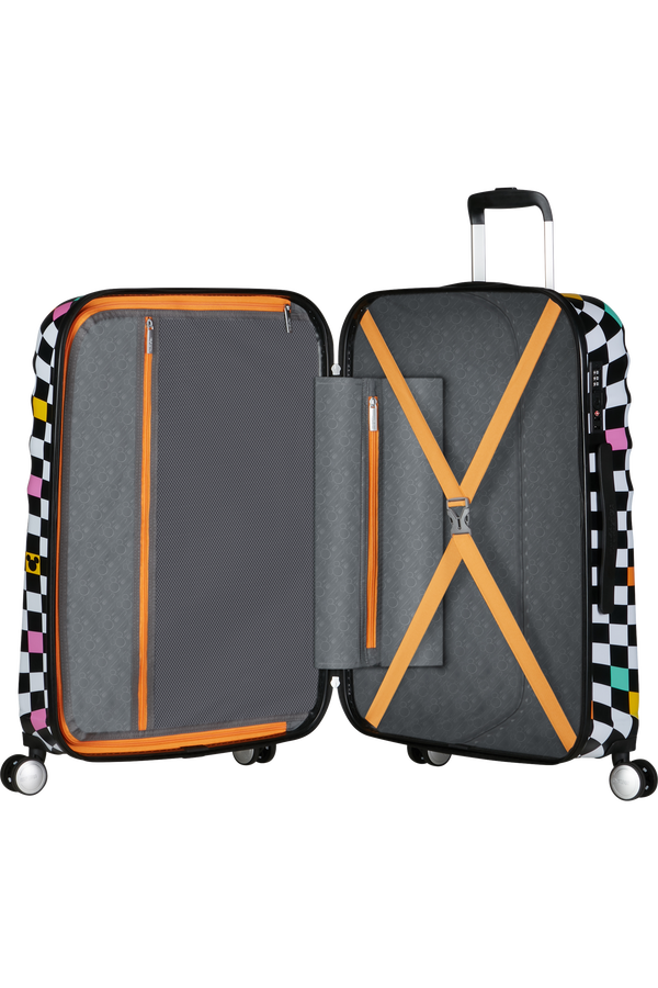 American Tourister Disney Wavebreaker Spinner TSA Disney Fl 67cm  Mickey Check
