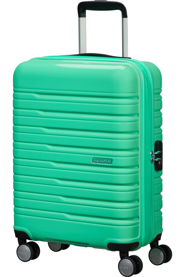 American Tourister Flashline Pop Spinner Exp TSA 55cm  Light Green
