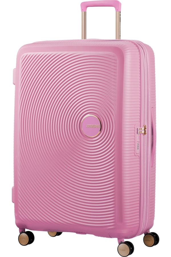 American Tourister Soundbox Spinner TSA Expandable 77cm  Pearl Pink/Gold