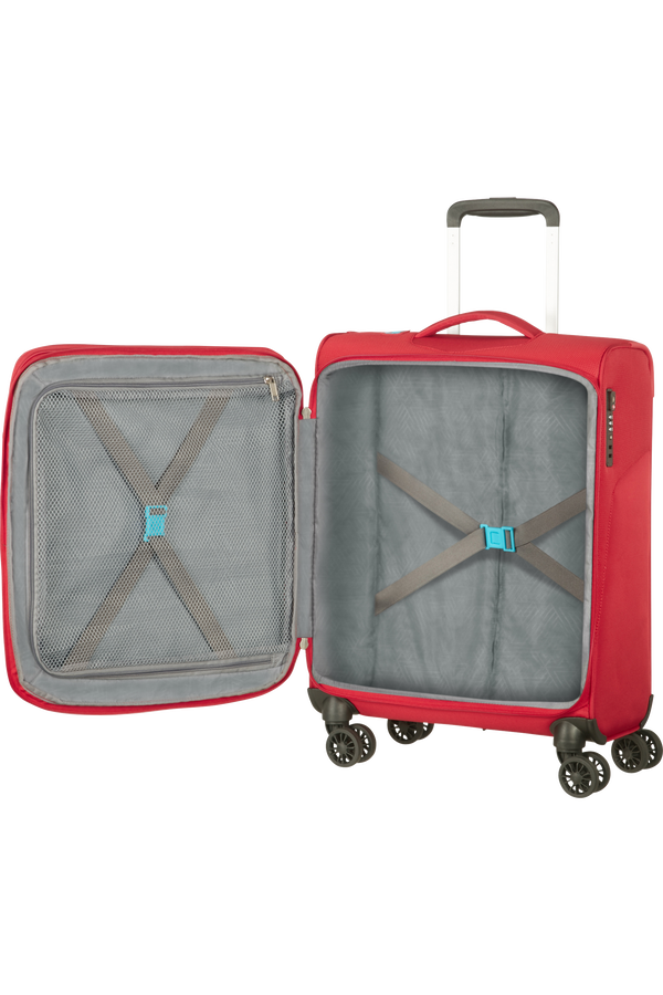 American Tourister Summerfunk Spinner Exp TSA 55cm  Red