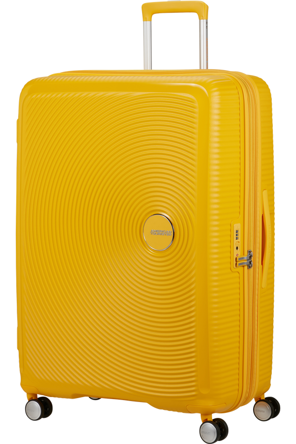American Tourister SoundBox Spinner TSA Expandable 80cm  Golden Yellow