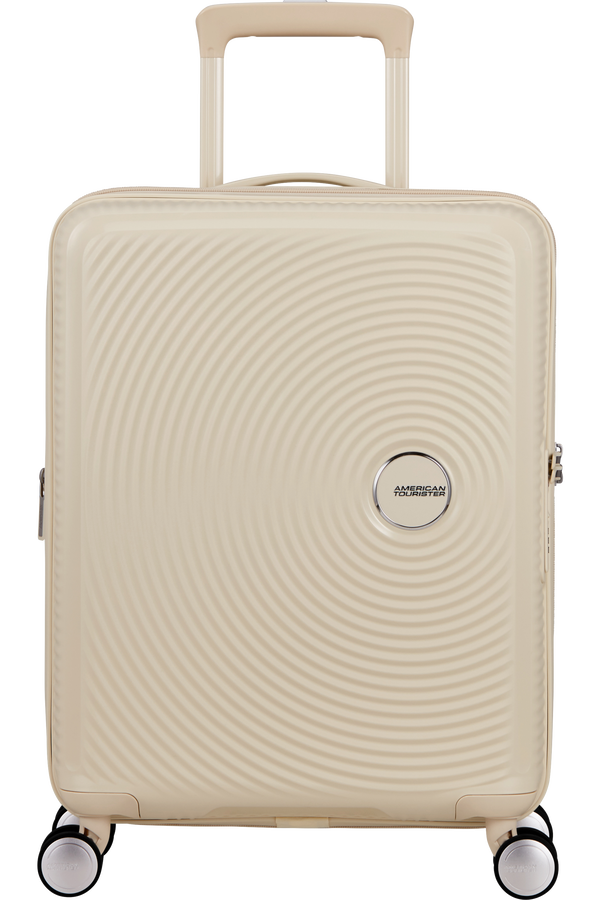 American Tourister SoundBox Spinner TSA Expandable 55cm  Coconut Sand