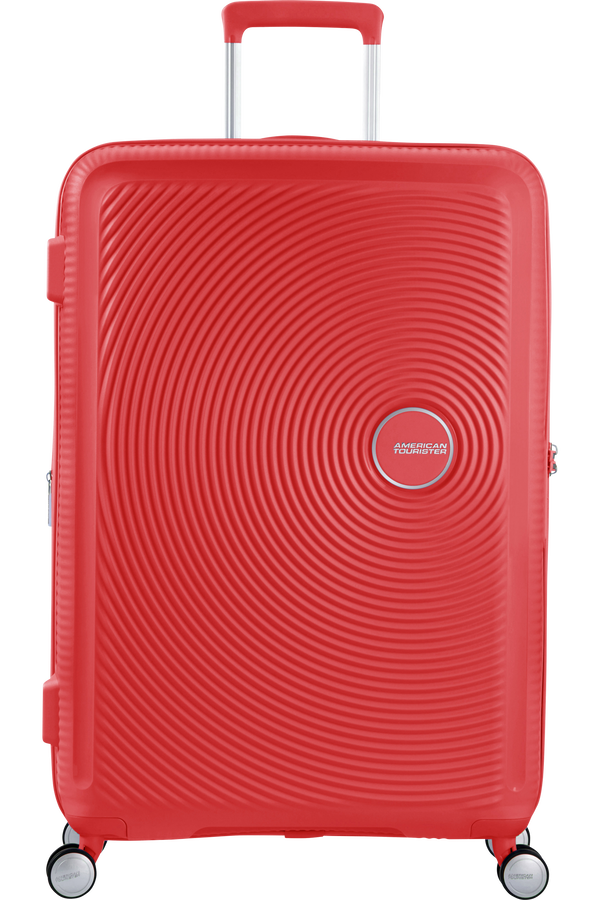 American Tourister Soundbox Spinner Expandable 77cm  Coral Red