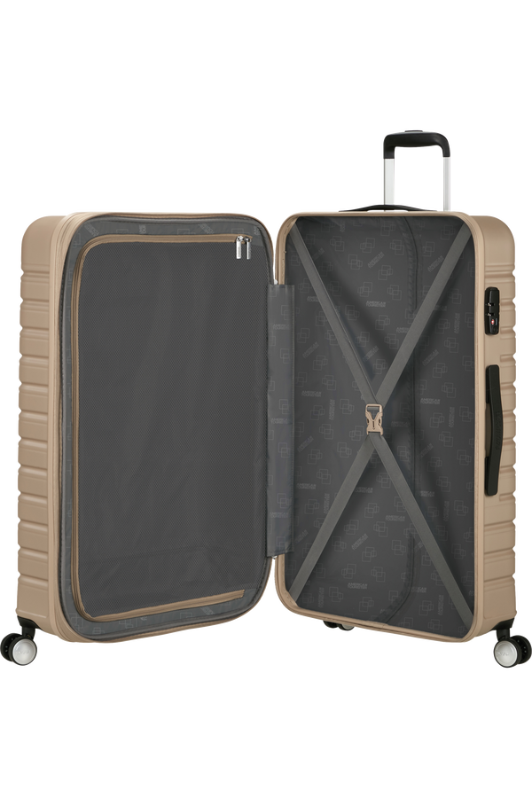 American Tourister Flashline Spinner 78/29 EXP TSA  Ivory gold