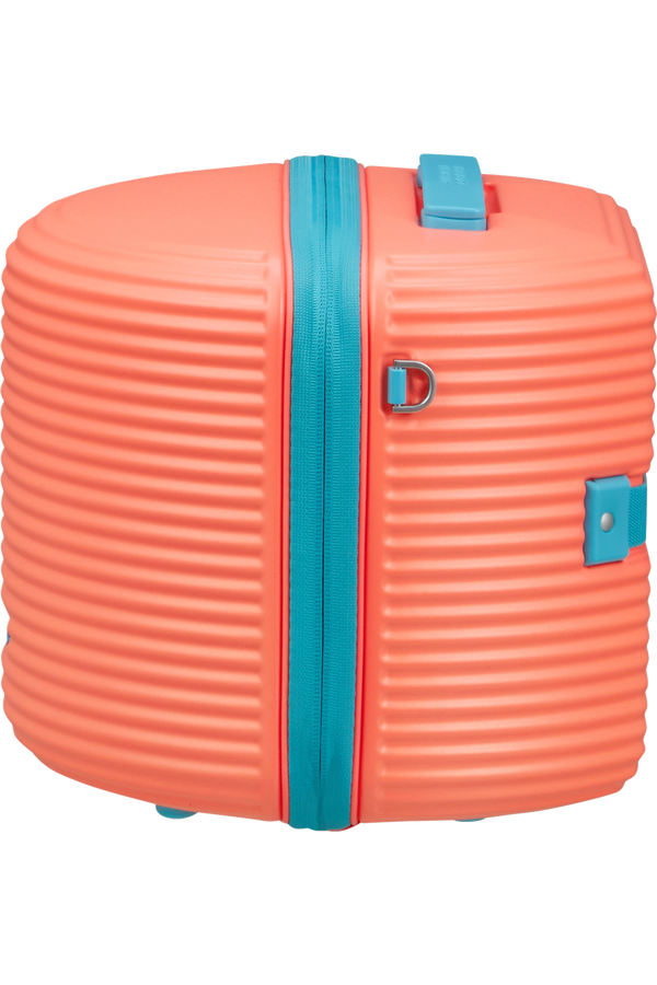 American Tourister Rollio Beauty Case  Coral/Blue