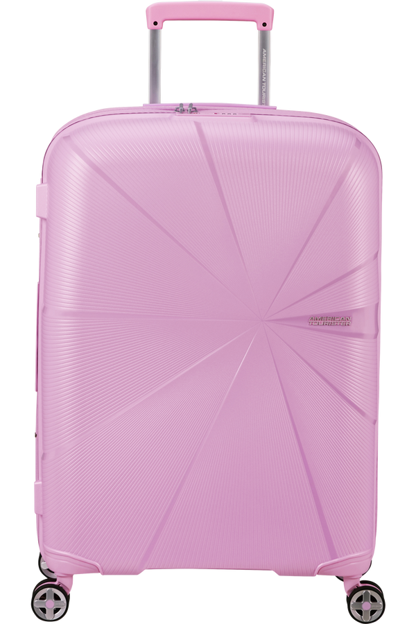 American Tourister StarVibe Spinner Expandable TSA 67cm  Metallic Pastel Lavender