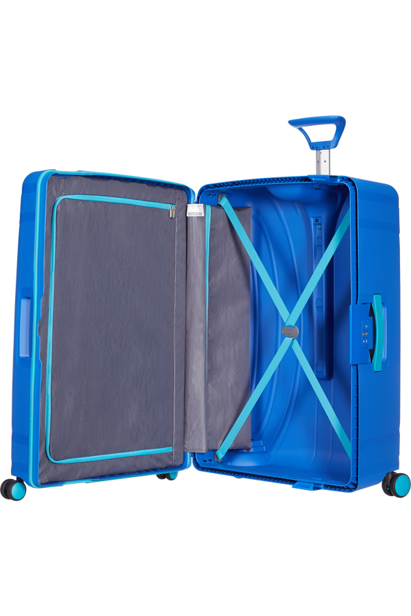 American Tourister Lock'n'Roll 4-wheel Spinner 75cm large suitcase Skydiver Blue