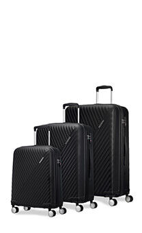 American Tourister Visby 3 PC SET A  Black