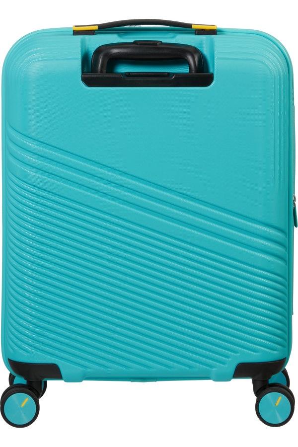 American Tourister Triple Trace Spinner TSA Expandable 55cm  Turquoise/Yellow