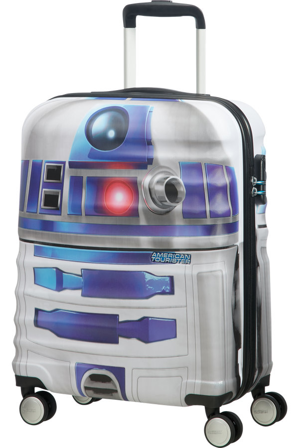 American Tourister Wavebreaker Disney 4-wheel cabin baggage Spinner suitcase 55x40x20cm Star Wars R2-D2 American Tourister Wavebreaker Disney 4-wheel cabin baggage Spinner suitcase 55x40x20cm Star Wars R2-D2