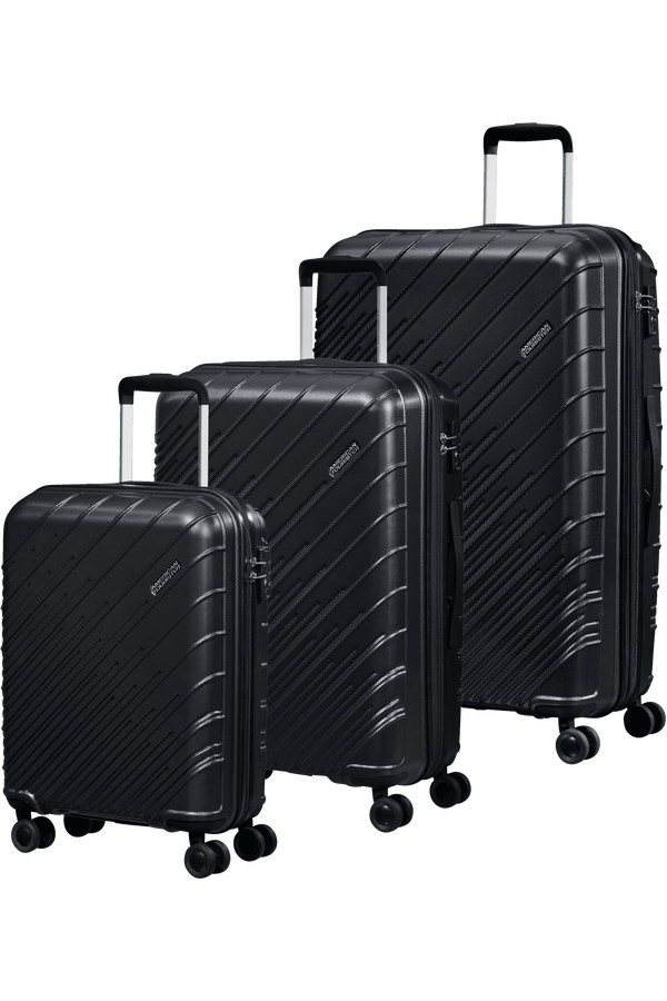 American Tourister Speedstar 3 PC SET A Black