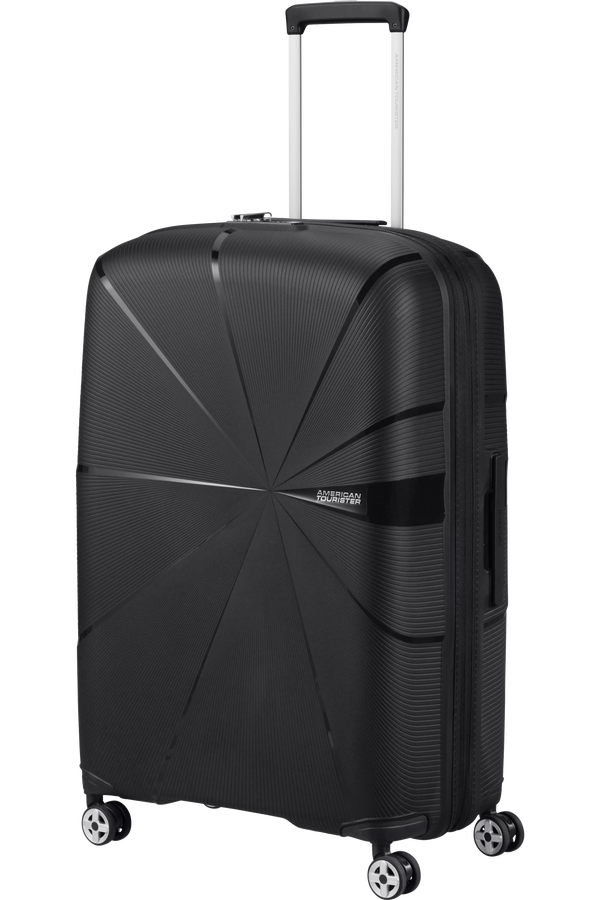 American Tourister Starvibe Spinner Expandable 77cm Black American Tourister Starvibe Spinner Expandable 77cm Black
