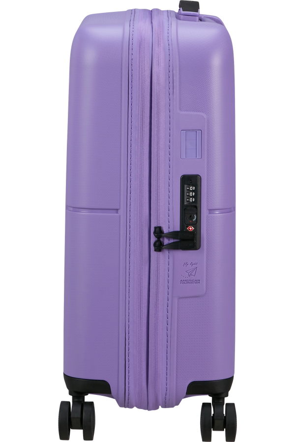 American Tourister DashPop Spinner Expandable TSA 55cm Violet Purple American Tourister DashPop Spinner Expandable TSA 55cm Violet Purple