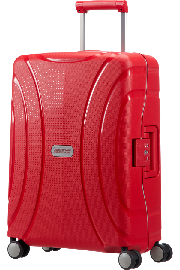 American Tourister Lock'n'Roll 4-wheel cabin baggage Spinner suitcase 40x55x20cm Energetic Red