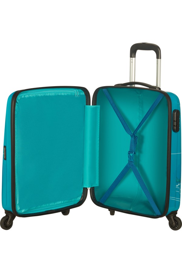 disney-legends-55-cm-nelipy-r-inen-matkalaukku-american-tourister-suomi