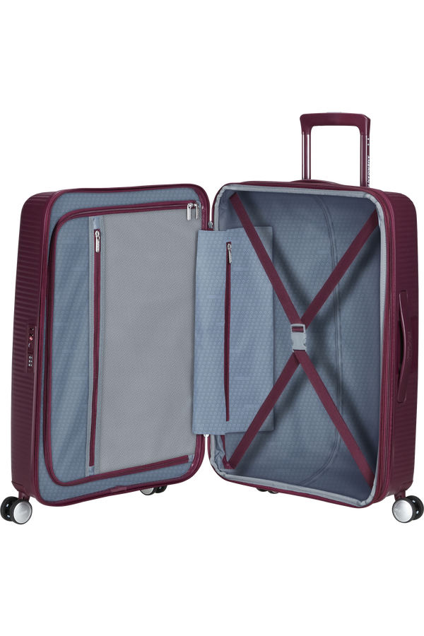 American Tourister SoundBox Spinner TSA Expandable 67cm  Wild Cherry American Tourister SoundBox Spinner TSA Expandable 67cm  Wild Cherry