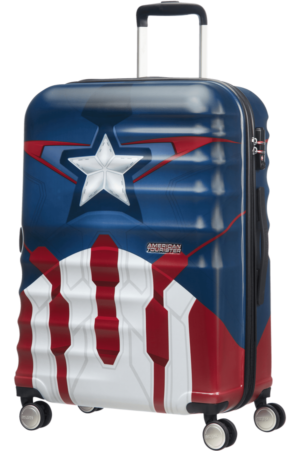 American Tourister Wavebreaker Disney Spinner 67cm Captain America Close-Up