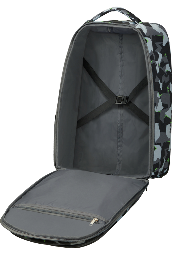 American Tourister Fast Route Laptop Backpack with Wheels Core 15.6'  Camo/Acid Green