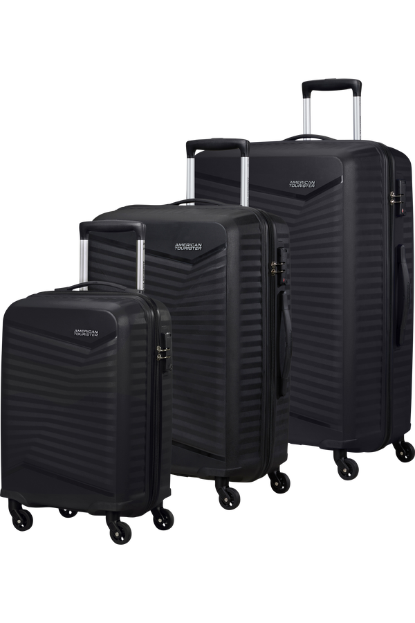 American Tourister Jetdriver 2.0 3 PC SET A  Black