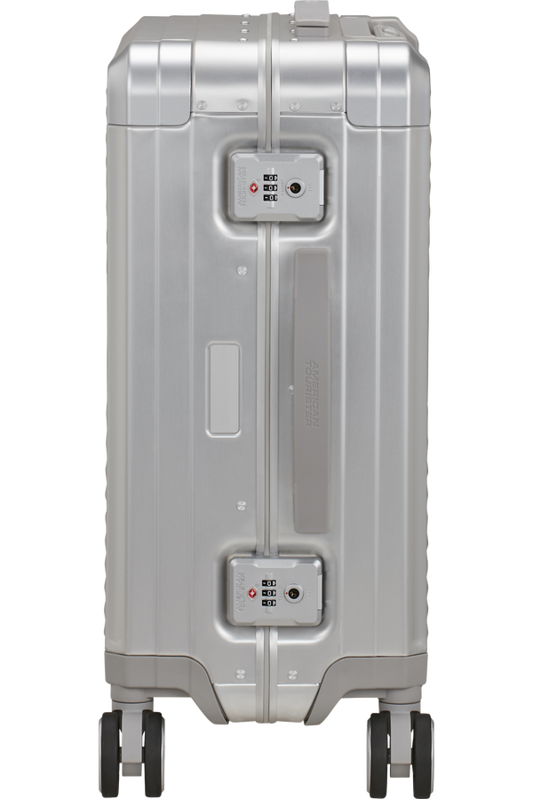 American Tourister Soundbox Alu Spinner TSA 55cm  Silver