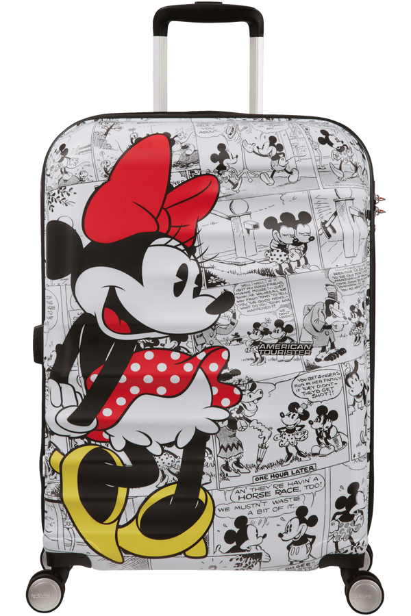 American Tourister Wavebreaker Disney Spinner Disney 67cm Minnie Comics White