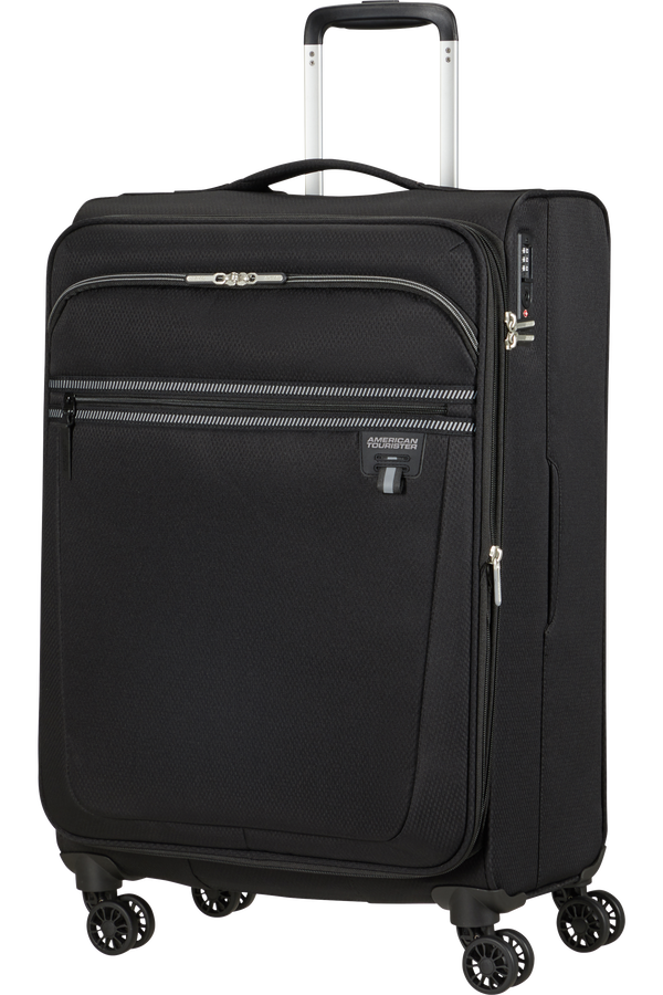 American Tourister Aerospin Spinner Expandable M  Black
