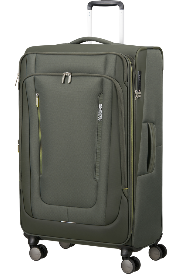 American Tourister Wanderlite Spinner EXP TSA L  Dark Khaki