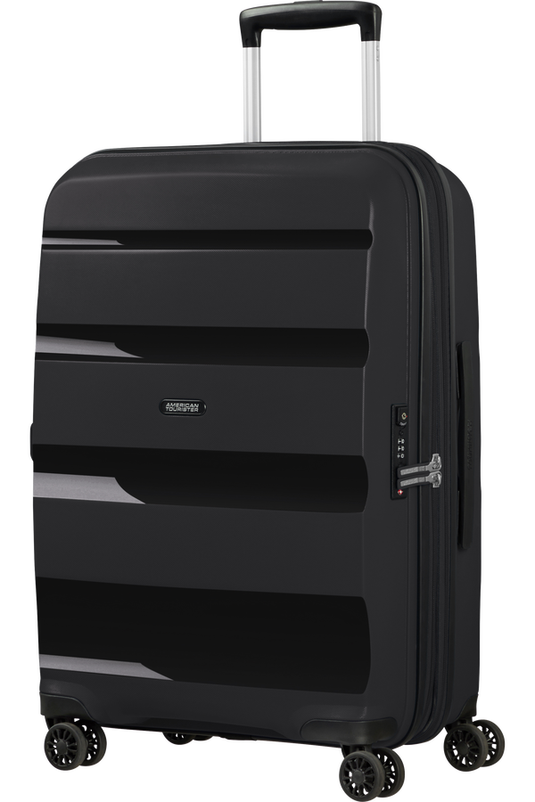 American Tourister Bon Air Dlx Spinner TSA Expandable 66cm  Black American Tourister Bon Air Dlx Spinner TSA Expandable 66cm  Black