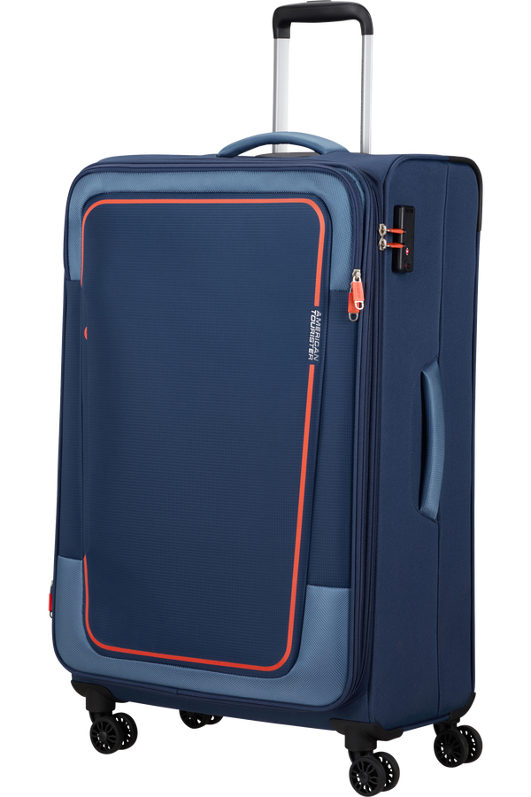 American Tourister Pulsonic Spinner Expandable 81cm  Combat Navy American Tourister Pulsonic Spinner Expandable 81cm  Combat Navy