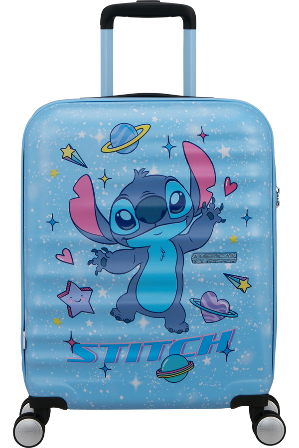 Disney Wavebreaker 55cm Lentolaukku | American Tourister Disney Wavebreaker Spinner TSA Disney Fl 55cm  Stitch Universe