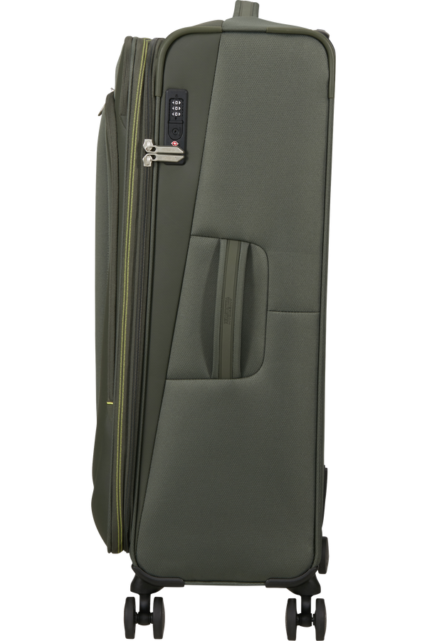 American Tourister Wanderlite Spinner EXP TSA L  Dark Khaki